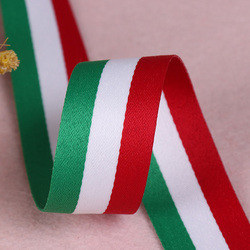 Wholesale Cheap Grosgrain Ribbon 40mm In Stock Red White Polyester Designer Logo