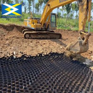 Buy cheap Driveway Smooth Geocell Mat And HDPE Geocell 100mm / 150mm / 200mm from wholesalers