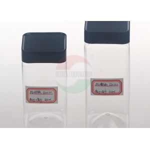 China Square Food Grade Clear Plastic Jars With Silk Screen Printing on sale