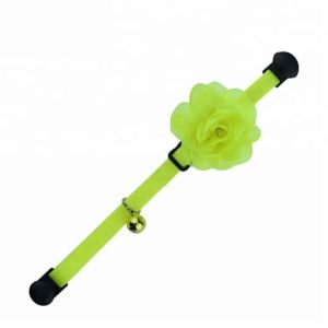 Adorable Flowers Pet Training Collars High Density Polyester Nylon Cat Collar