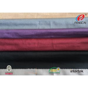 100% Polyester Brushed Faux Micro Suede Polyester Fabric Leather Upholstery