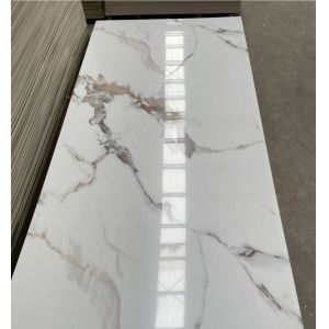 Buy cheap Modern Interior Decoration 150mm Width Plastic Sheet Wall Paneling with Marble Finish from wholesalers