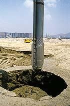 2.5mm Electrical Vibroflot Amplitude 50kg Weight Excavation And Foundation