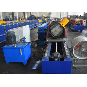 Buy cheap Storage Rack Vertical Post Section Roll Forming Machine With Punching Unit For Various Patterns from wholesalers