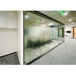 Frameless Design Glass Partition Wall System Maximizes Daylighting Complete