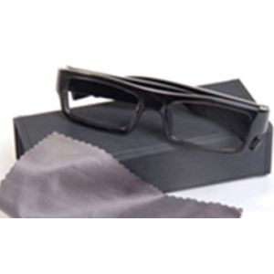 Buy cheap camera glasses, designed with no hole, records audio and video, also a U-disk product