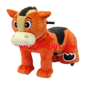 Buy cheap Funny kid toys motorized plush riding animal ,animal scooter in mall from wholesalers