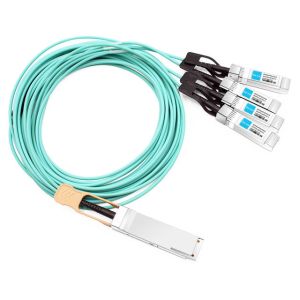 Buy cheap QSFP28-4SFP28-AOC7M 7m (23ft) 100G QSFP+ to Four 25G SFP28 Active Optical Breakout Cable from wholesalers