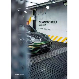 FPR 2019 Spoiler For Tesla Model 3 Body Kit 2022 ACP Style Front And Rear Bumper