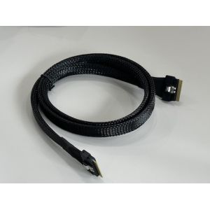 Buy cheap SFF-8654 8i to SFF-8654 8i High-Speed Mini SAS HD Connector Cable, 1.0 m 32AWG 85 Ω Braided Assembly from wholesalers