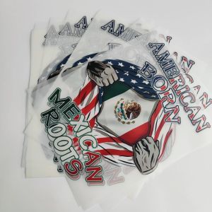 Wearable DTF Heat Transfers Various Sizes Custom Heat Transfers For T Shirts