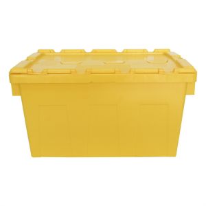 Buy cheap Accetable Tourtop Attached Lid Plastic Container Crate with ISO9001 Certificate from wholesalers
