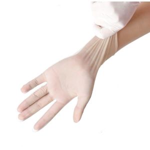 Stretchable Biodegradable Nitrile Disposable Gloves Medical Purposes Ambidextrou
