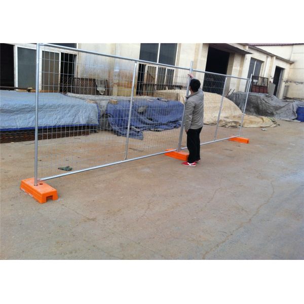 Quality Anti Rust Temporary Fence Panels Galvanized Construction Fencing Removable for sale