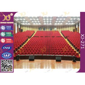 Buy cheap Durable Lecture Hall Seating With Writing Pad / College Retractable Education Chair from wholesalers