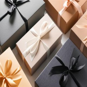 Buy cheap Recycled Materials Carton Gift Boxes Featuring Ribbon Closure Ideal for Luxury Packaging and Sustainable Product Presentation from wholesalers