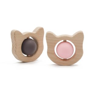 Buy cheap Sensory Customized Pantone Silicone Teething Rattle Eco Friendly product