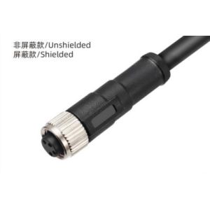 Buy cheap Waterproof M8 Straight Female Overmolded Plug 3 - 8A IP67 for Outdoor Applications from wholesalers