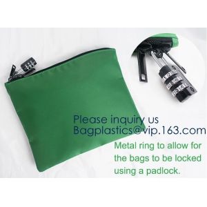 Buy cheap Custom Logo Security Money Pouch Utility Bank Deposit Bag with Zipper pouch case bag,Portable bank bag, bagease, bagplas from wholesalers