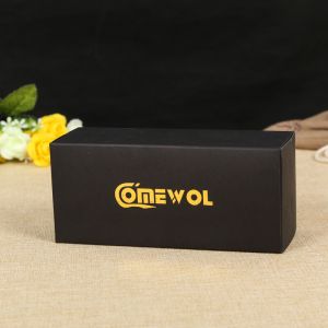 Buy cheap Black Paper Sock Packaging Boxes with Hot Stamped Gold/Silver Logo Foldable Drawer from wholesalers