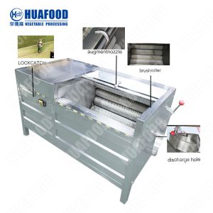 Buy cheap Carrots Sweet Potato Ginger Cassava Vegetable Washing Machine Peeling Machine from wholesalers