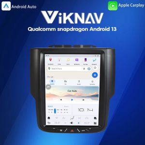 VIKNAV 10.5 Inch Car Radio For Dodge Ram 1500 (2013-2018) Android 8 Core Head