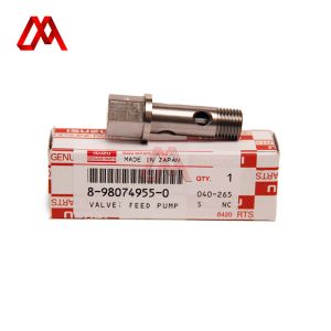 Buy cheap IZUMI 8-98074955-0 Feed Pump Valve 8980749550 For ISUZU 4HK1 6HK1 from wholesalers