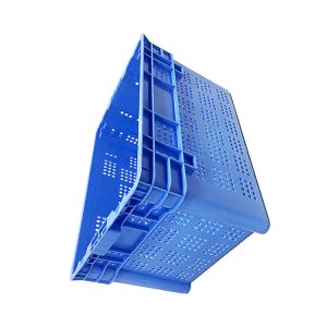 Buy cheap HDPE Turnover Plastic Moving Crate Nestable Logistic 23.6X15.7' from wholesalers
