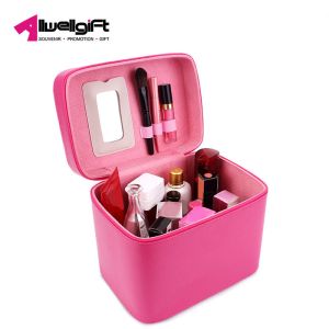 Buy cheap Portable Lady Large Capacity Makeup Bag PU Material Antibacterial from wholesalers