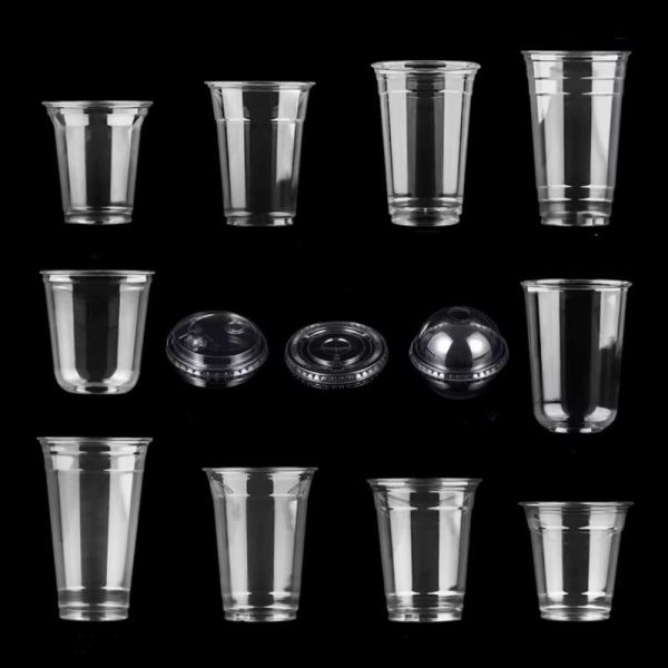 Buy cheap 24oz φ90mm Compostable Clear Cups PLA Coffee Cups Environmental Protection from wholesalers