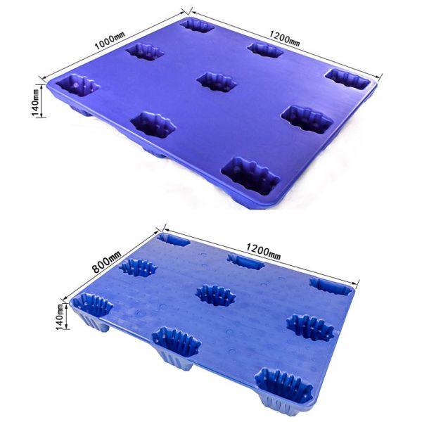 Lowest cost distribution 9 feet nestable industrial pallets light duty nestable plastic pallet