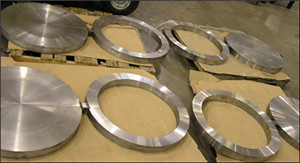 Buy cheap ASTM A182 F316L spectacle blind WN SO SW blind flange forging disc ring from wholesalers