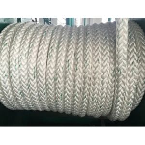 48mm 8-Strand Braided Nylon Mooring Rope with Shock Absorption and Abrasion