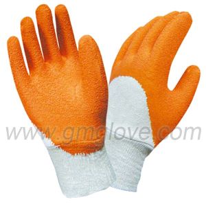 Buy cheap Orange Rubber Coated Work Gloves from wholesalers