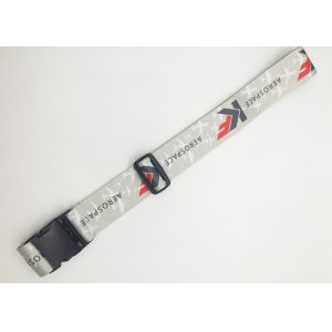 Buy cheap Durable promotional polyester plastic buckle luggage strap with sublimation printing from wholesalers