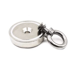 Buy cheap Axial Countersunk Neodymium Eyebolt Magnet With Nickel Coating from wholesalers