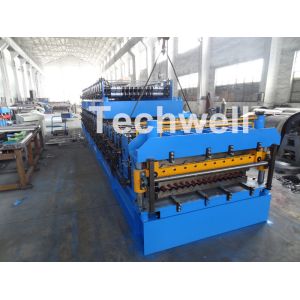 Buy cheap IBR / Corrugated Sheets Dual Level Cold Roll Forming Machine With 5 Ton Manual Uncoiler from wholesalers