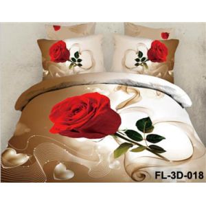Buy cheap 3D Reactive Printed Sheet Set Cotton Bedsheet from wholesalers