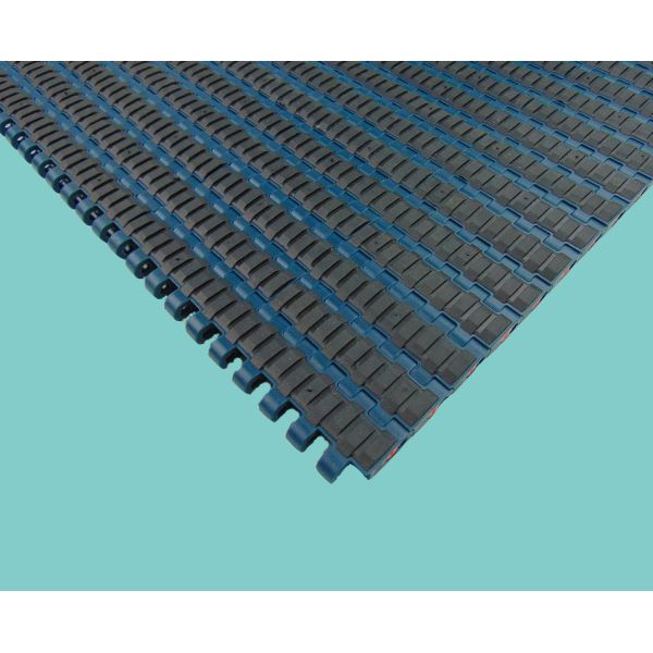 MCC1005 SUPER GRIP TOP plastic super grid modular belt with rubber inserts