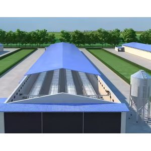 Buy cheap Steel Frame Poultry Shed for 10000 Chickens - Q235/Q355 H Section Structure from wholesalers