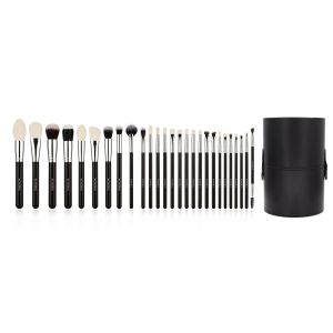 China Vonira 27 Pieces Luxury Makeup Brushes Set With Brush Cylinder on sale