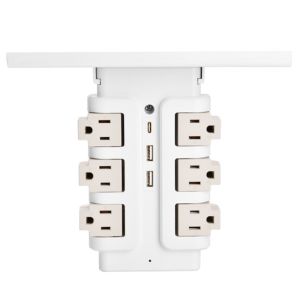 Buy cheap Wall Power Socket with Surge Protector ETL cETL Passed 6Way 2USB 1Type C from wholesalers