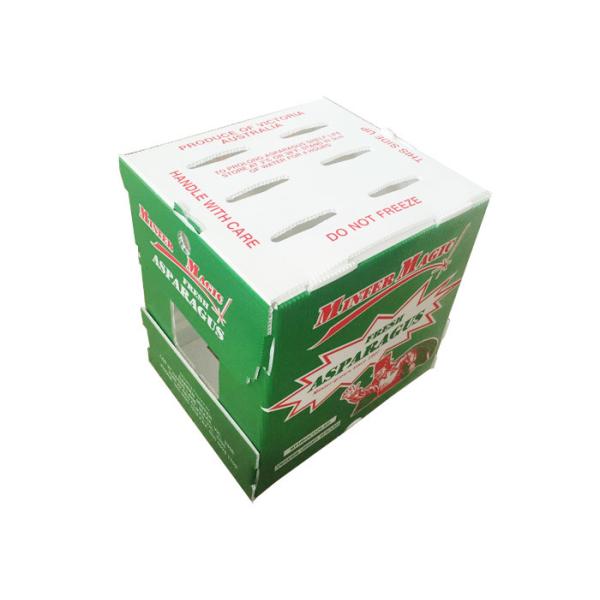 Quality 11lbs Folding Asparagus Corrugated Plastic Box for sale