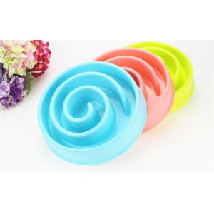 Chock Preventing Pet Feeder Bowl Puppy 190g Dog Feeding Bowl