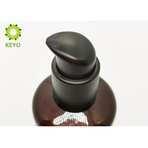 Buy cheap Semitransparent Amber PET Plastic Pump Bottles For Shampoo Capacity 5 OZ from wholesalers