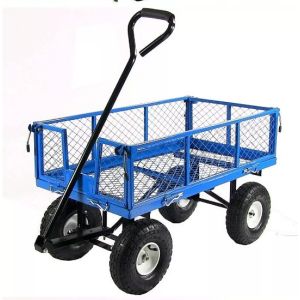 Buy cheap Tools Home Garden Wagon Cart with 4 Wheels and Mesh Structure in Heavy Duty Capacity from wholesalers
