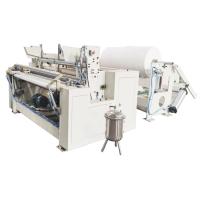 Buy cheap Pneumatic Rewinder HMI Toilet Roll Making Machine 500m/Min product