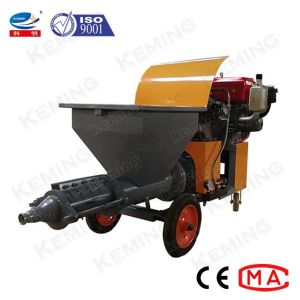 China Diesel 120m2/h Plaster Cement Mortar Spray Machine on sale