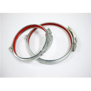 Metal Quick Release Hose Clamp With Rubber , Joint System Quick Release Toggle