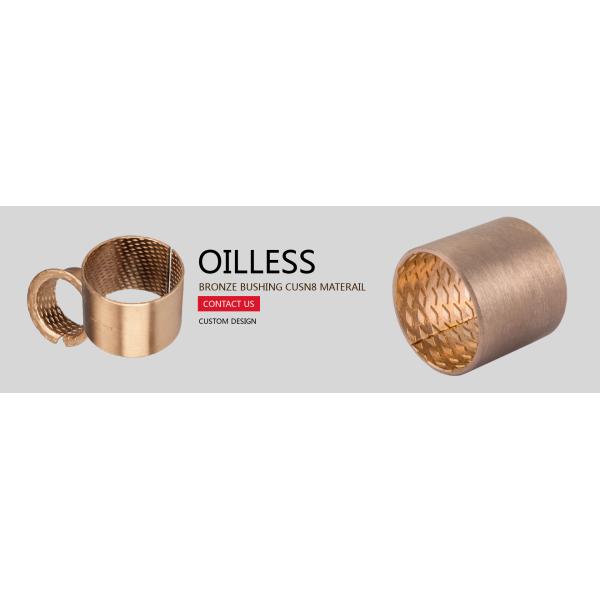 Slit Oilless Bronze Bushings For Hydraumatic CuSn8P 40x44x40 BMZ 4040 Size